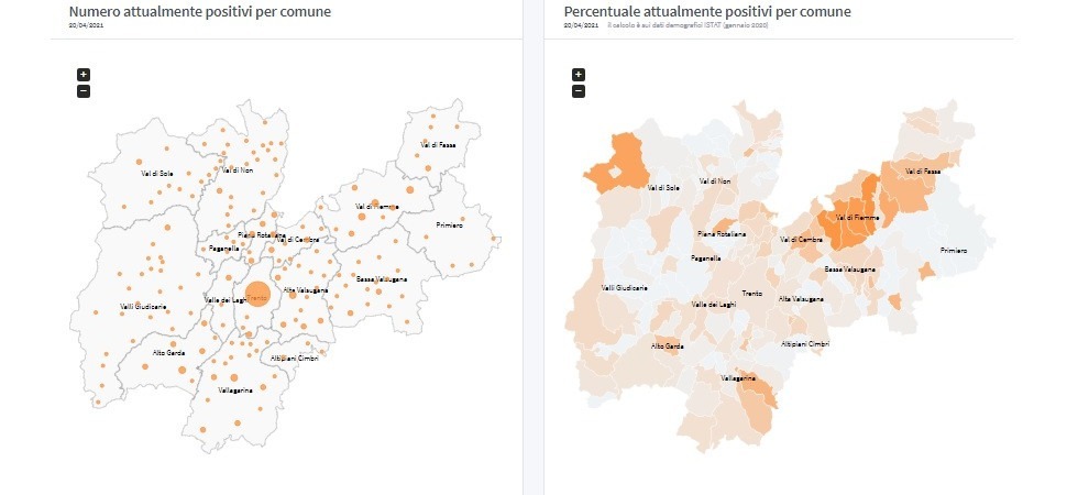 Coronavirus in Trentino, 4 casi a Ville d'Anaunia e Vallelaghi
